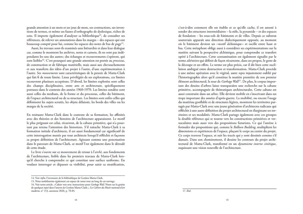 Roula Matar - L'architecture selon Gordon Matta-Clark