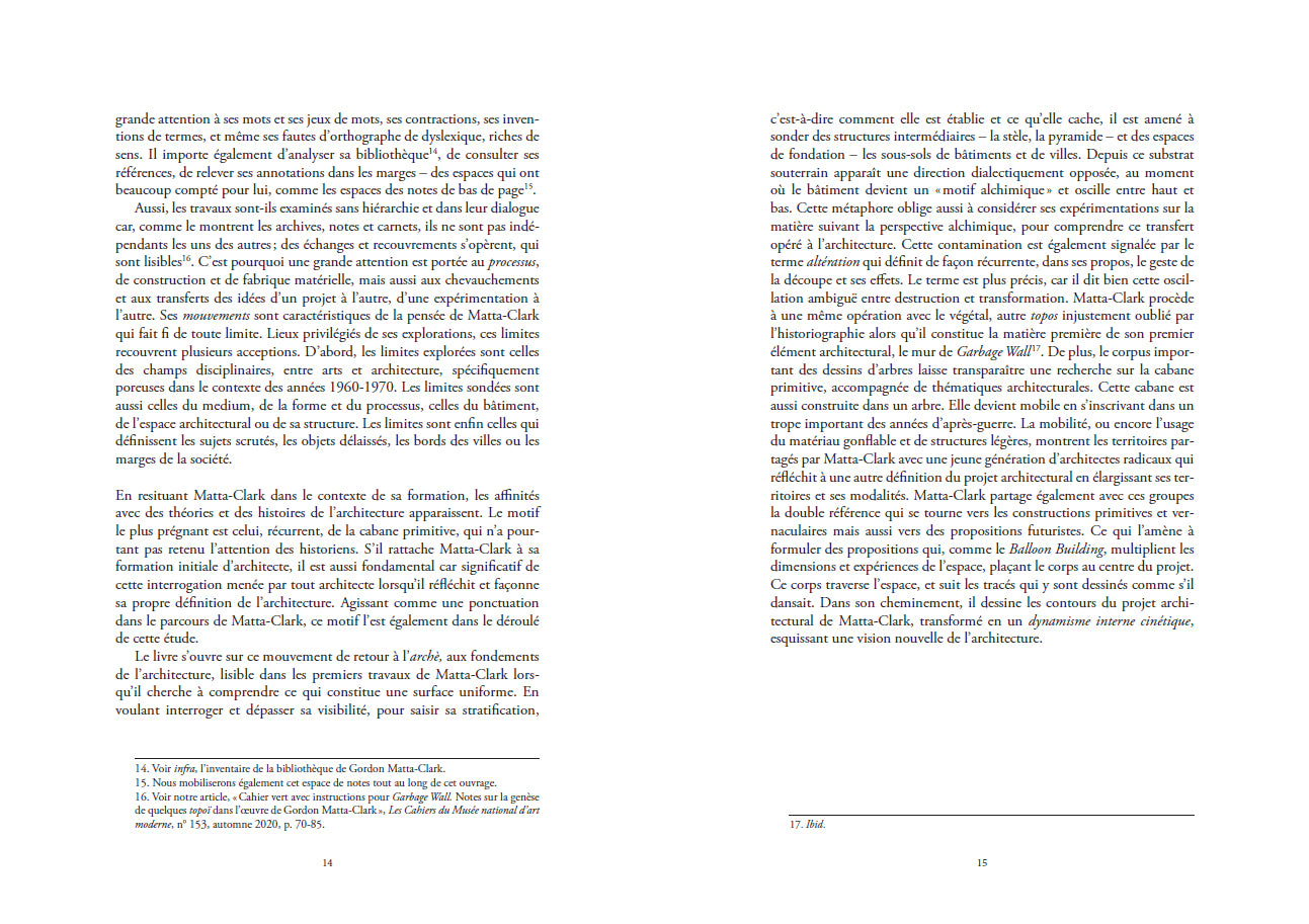 Roula Matar - L'architecture selon Gordon Matta-Clark