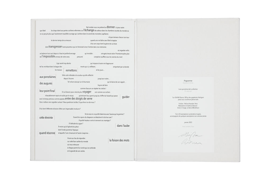 Stéphane Crémer - Programme