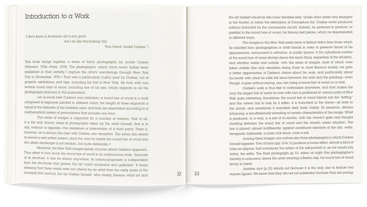 André Cadere - New York City, 1975