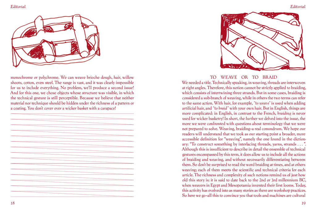 Tools - N°2 Le tissage / To Weave