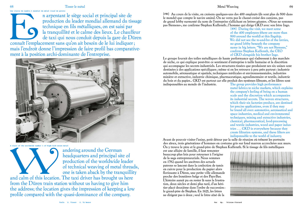 Tools - N°2 Le tissage / To Weave