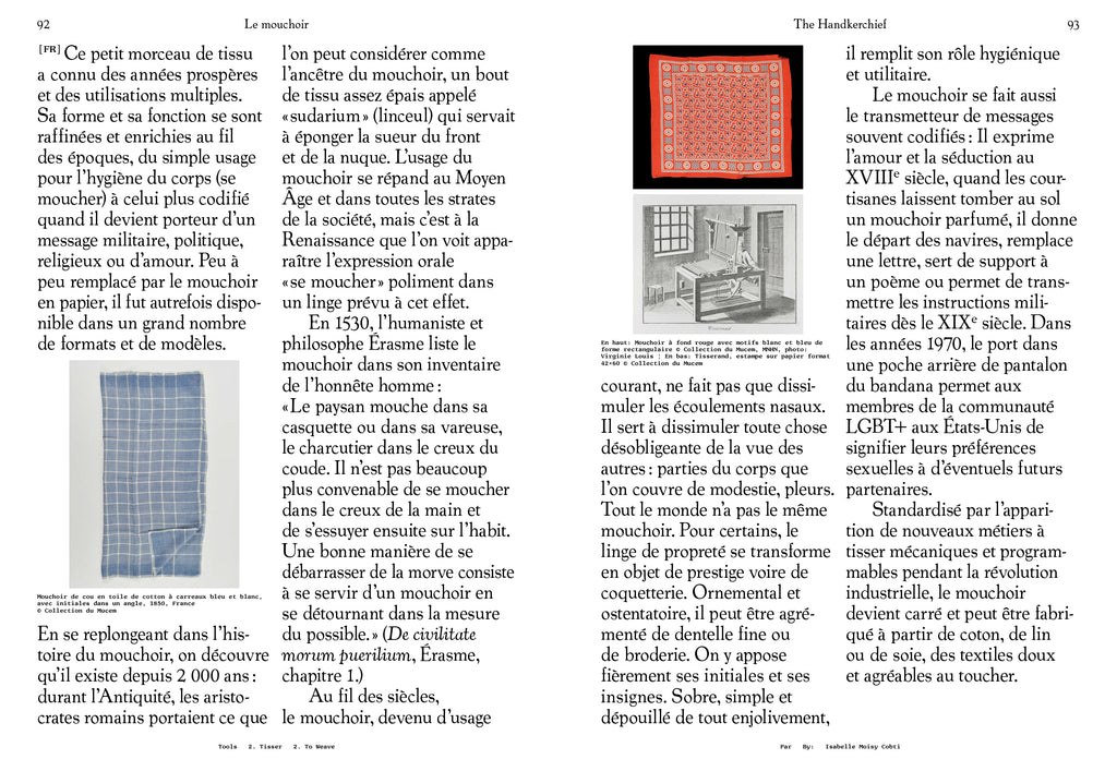 Tools - N°2 Le tissage / To Weave