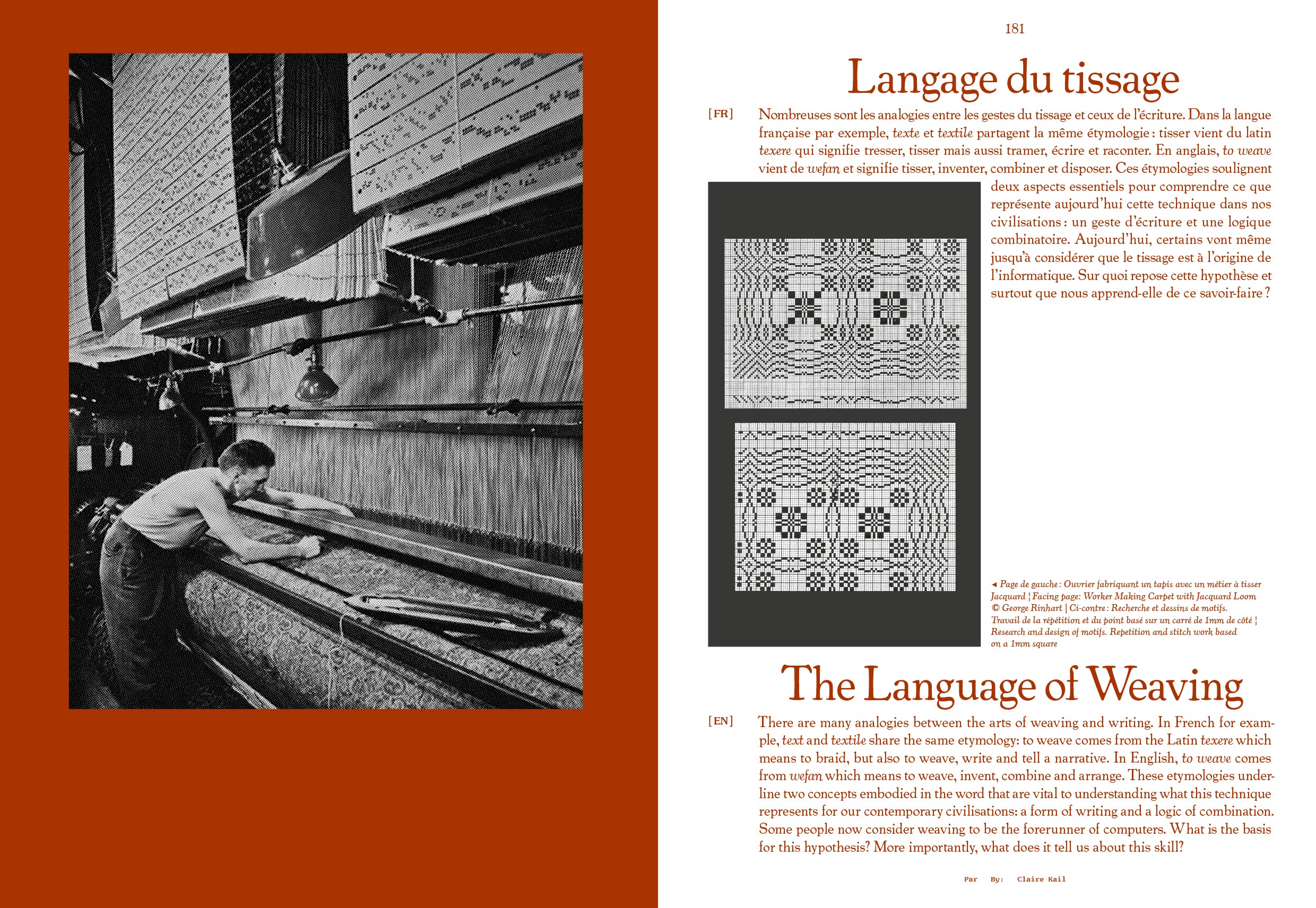 Tools - N°2 Le tissage / To Weave