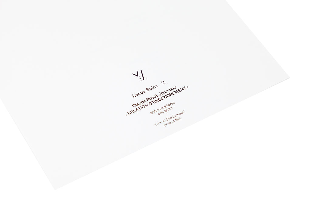 Locus Solus V. - Claude Royet-Journoud