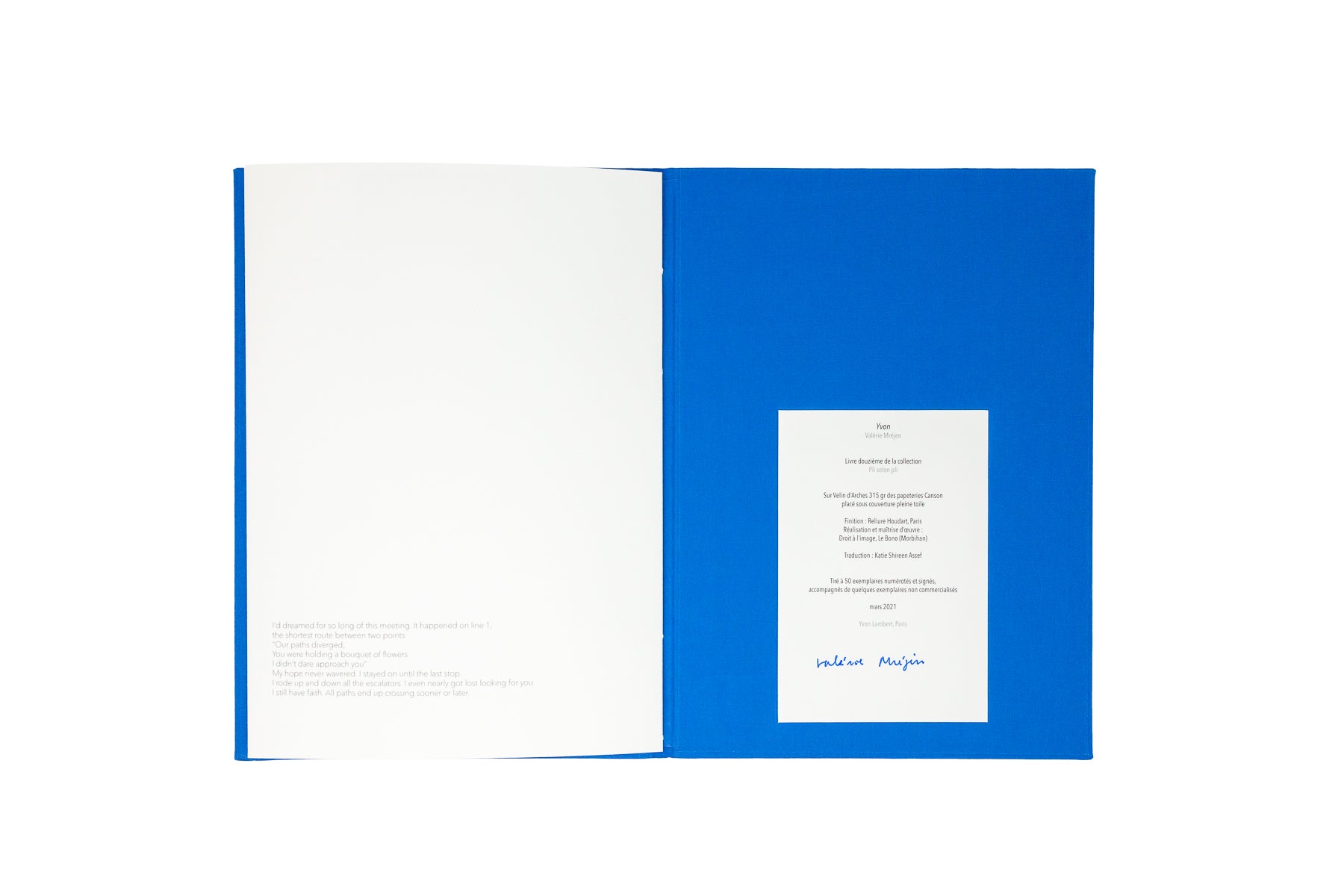 Valérie Mréjen - Yvon