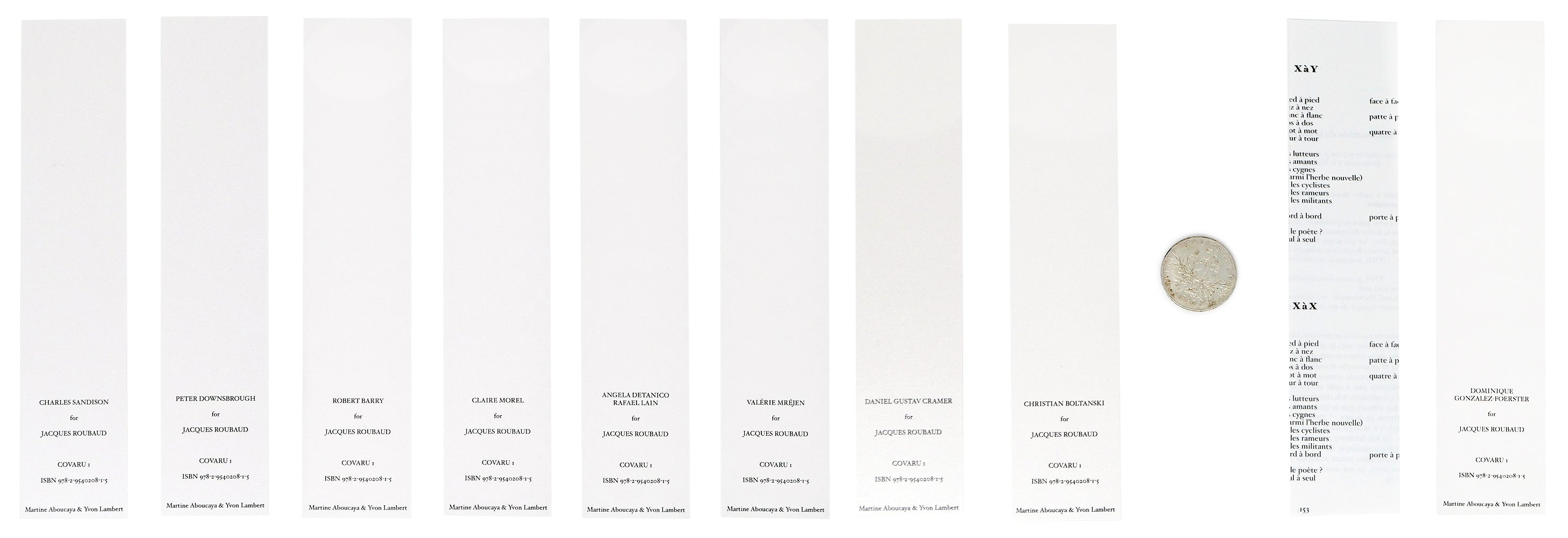 Jacques Roubaud - CO VA RU - Vol.1 + Vol.2 (Édition Limitée)