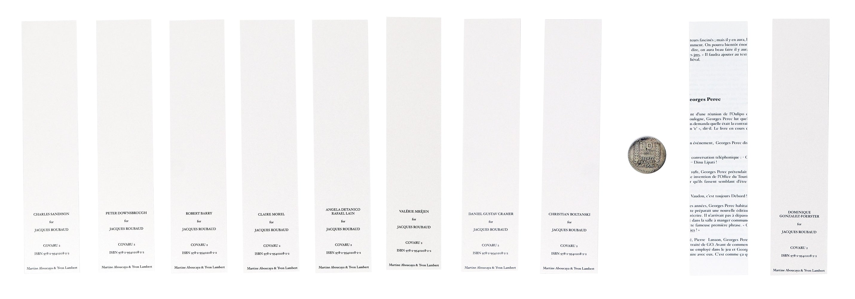 Jacques Roubaud - CO VA RU - Vol.1 + Vol.2 (Édition Limitée)