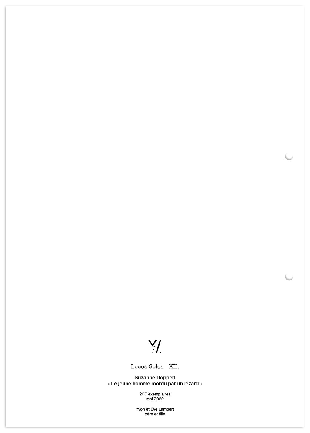 Locus Solus XII. - Suzanne Doppelt