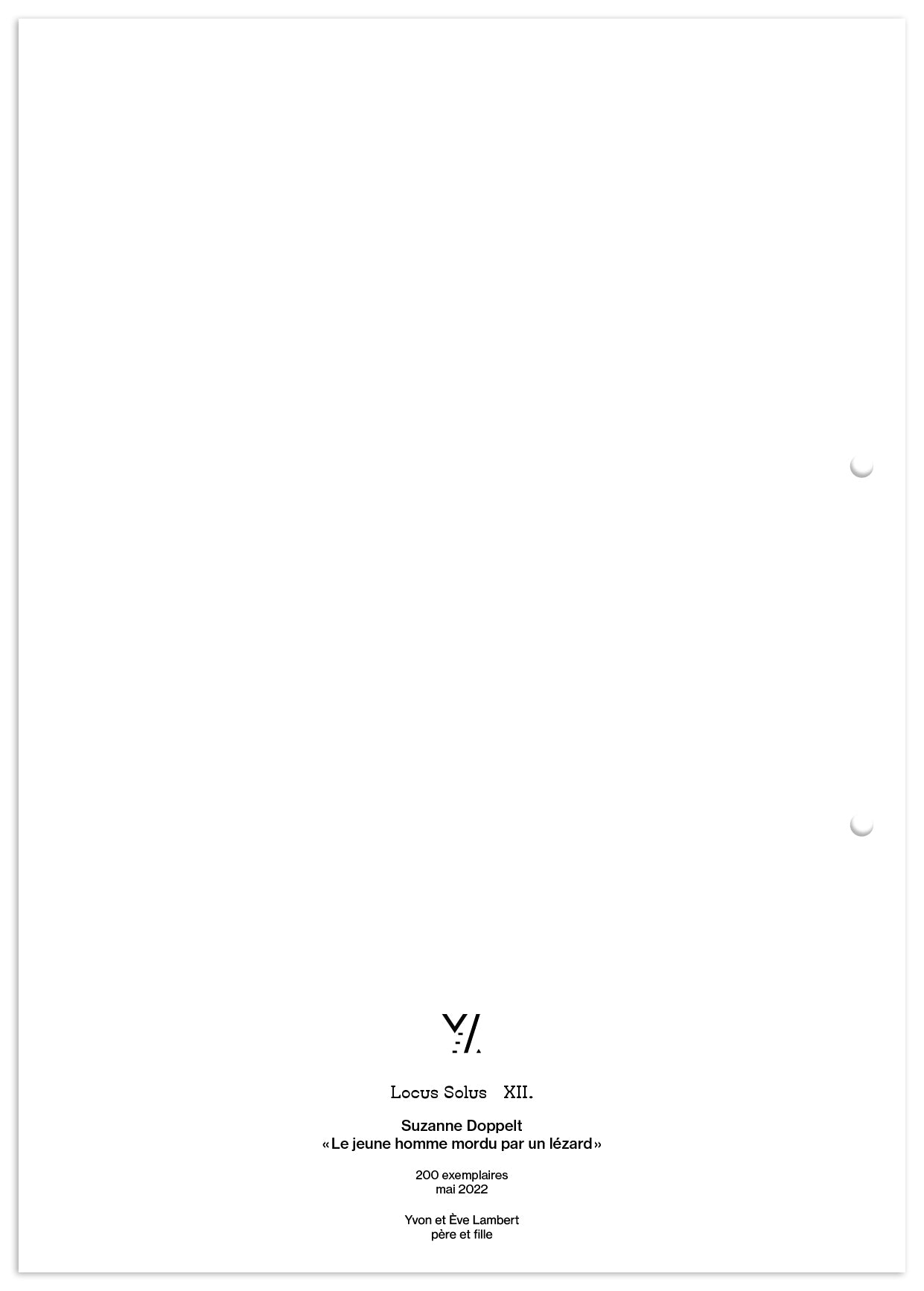 Locus Solus XII. - Suzanne Doppelt
