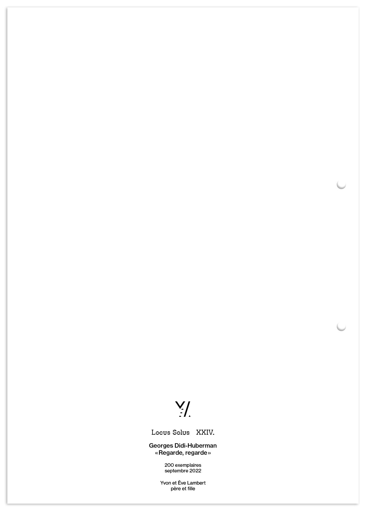 Locus Solus XXIV. - Georges Didi-Huberman