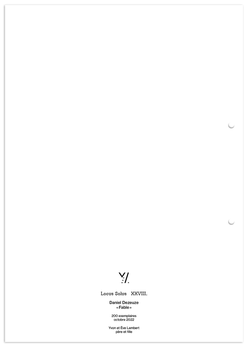 Locus Solus XXVIII. - Daniel Dezeuze