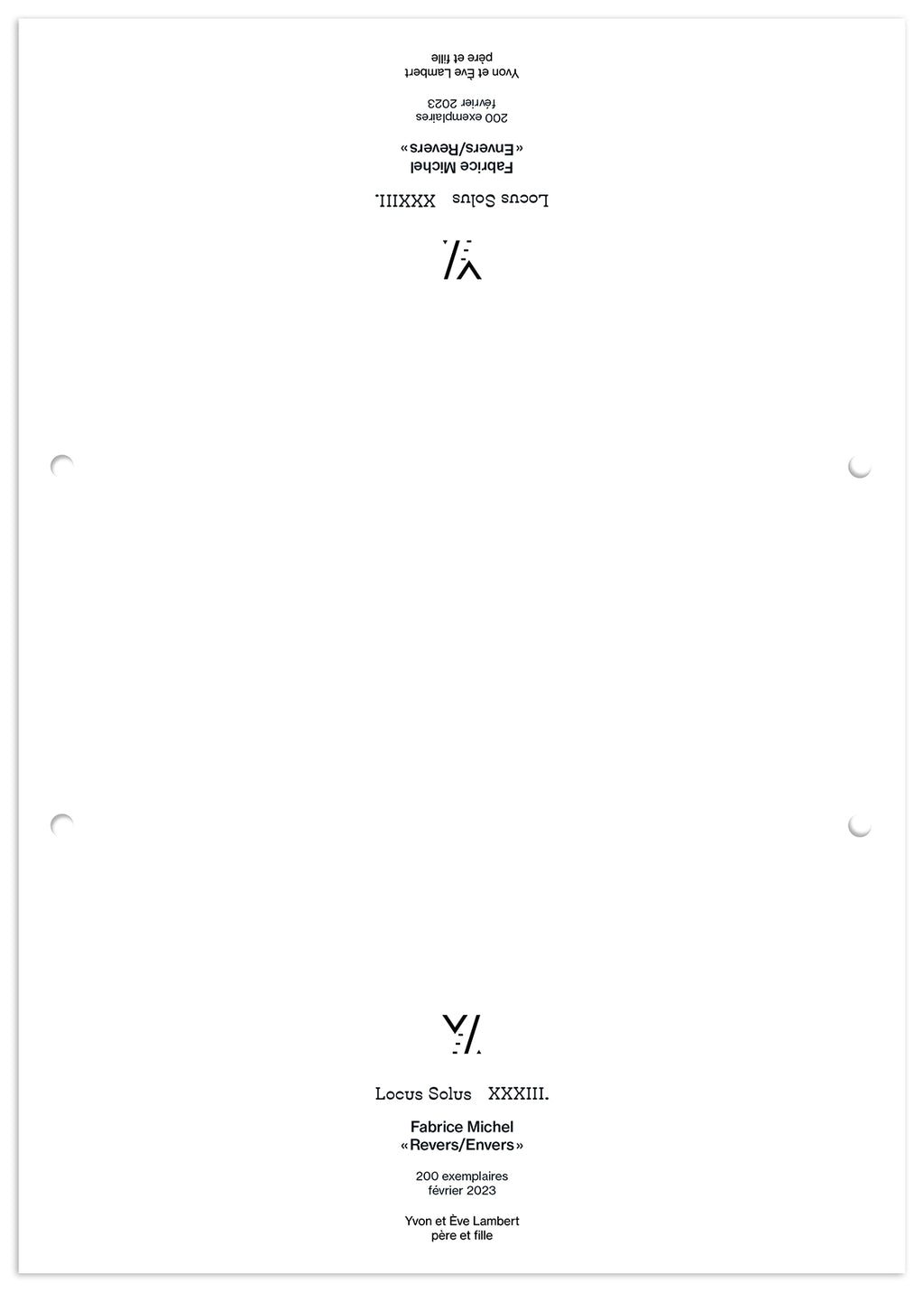 Locus Solus XXXIII. -  Fabrice Michel