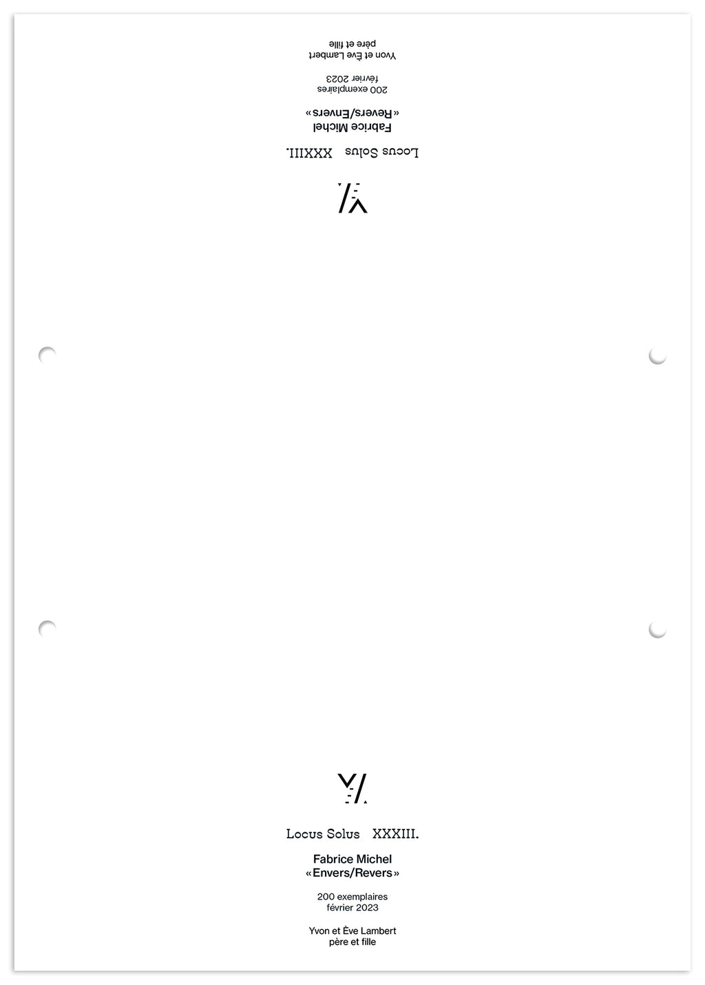 Locus Solus XXXIII. -  Fabrice Michel