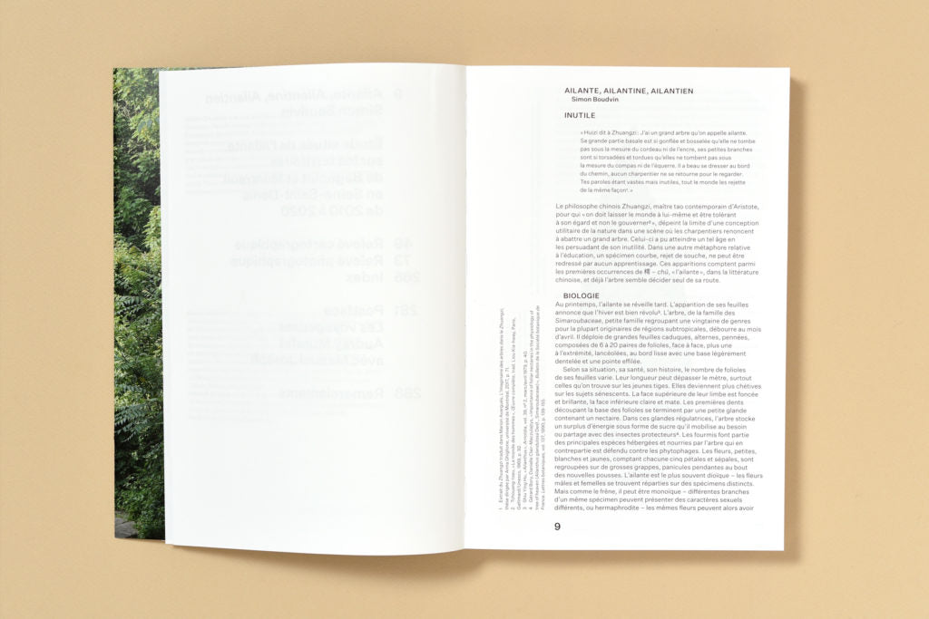 Simon Boudvin - Ailanthus Altissima, Une monographie située de l'ailante