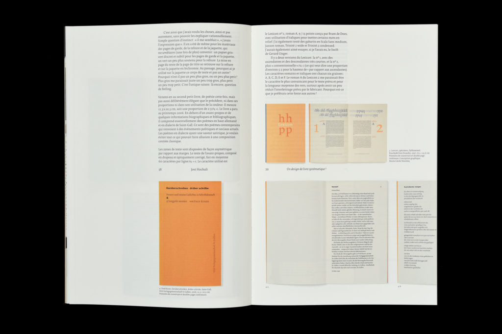 Jost Hochuli - Un design de livre systématique ?