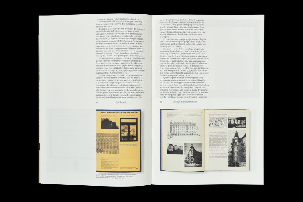 Jost Hochuli - Un design de livre systématique ?