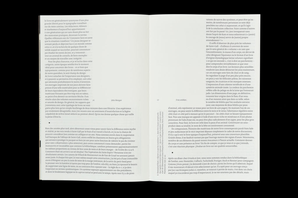 Jost Hochuli - Un design de livre systématique ?