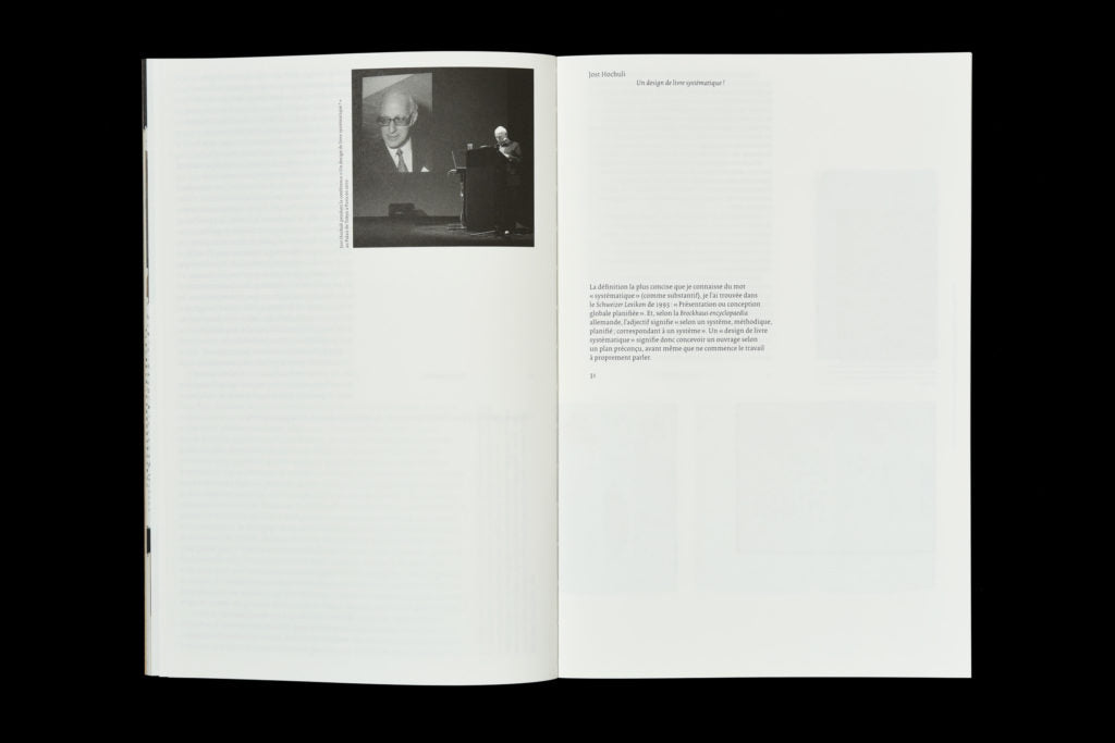 Jost Hochuli - Un design de livre systématique ?