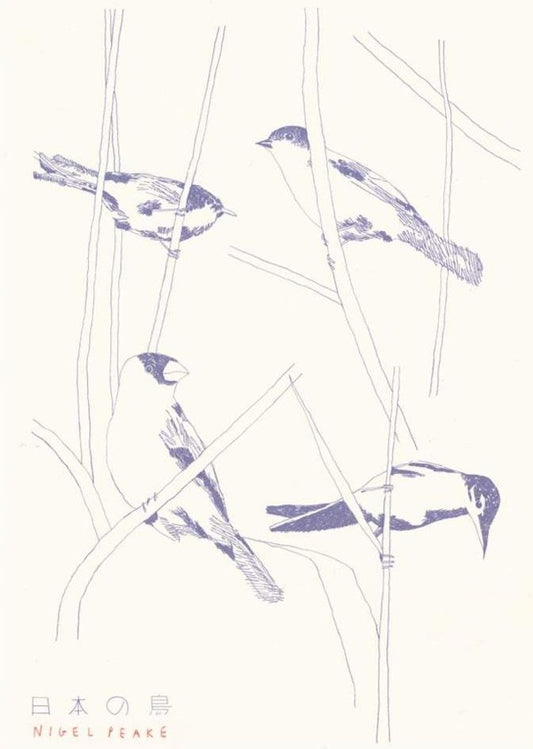 Nigel Peake - Birds of Japan (Poster)