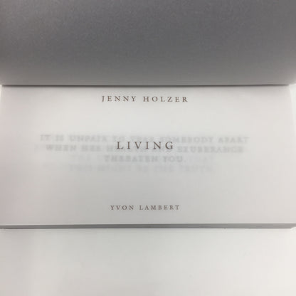 Jenny Holzer - Living