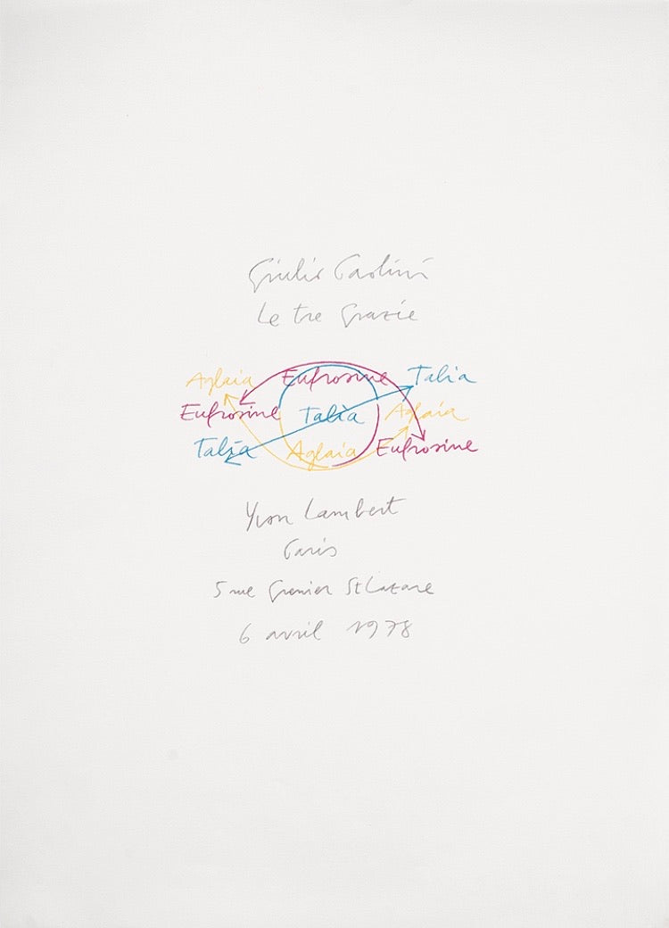 Giulio Paolini - Le Tre Grazie