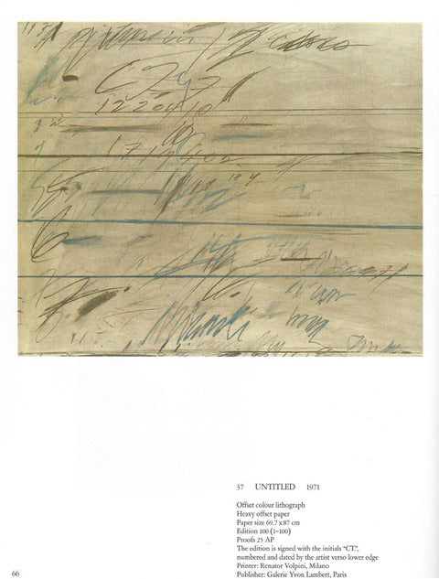 Cy Twombly - Untitled, 1971