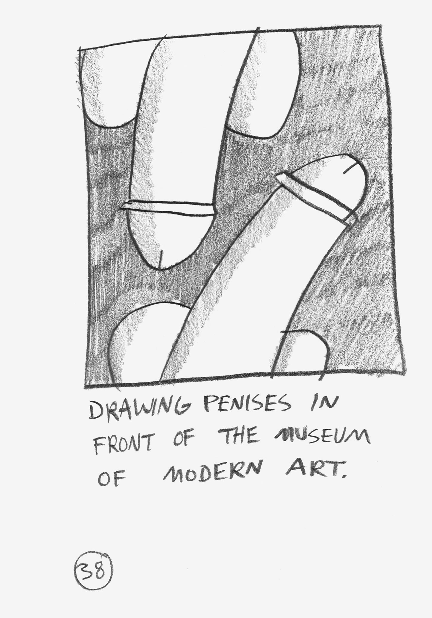 Keith Haring - Manhattan Penis Drawings for Ken Hicks
