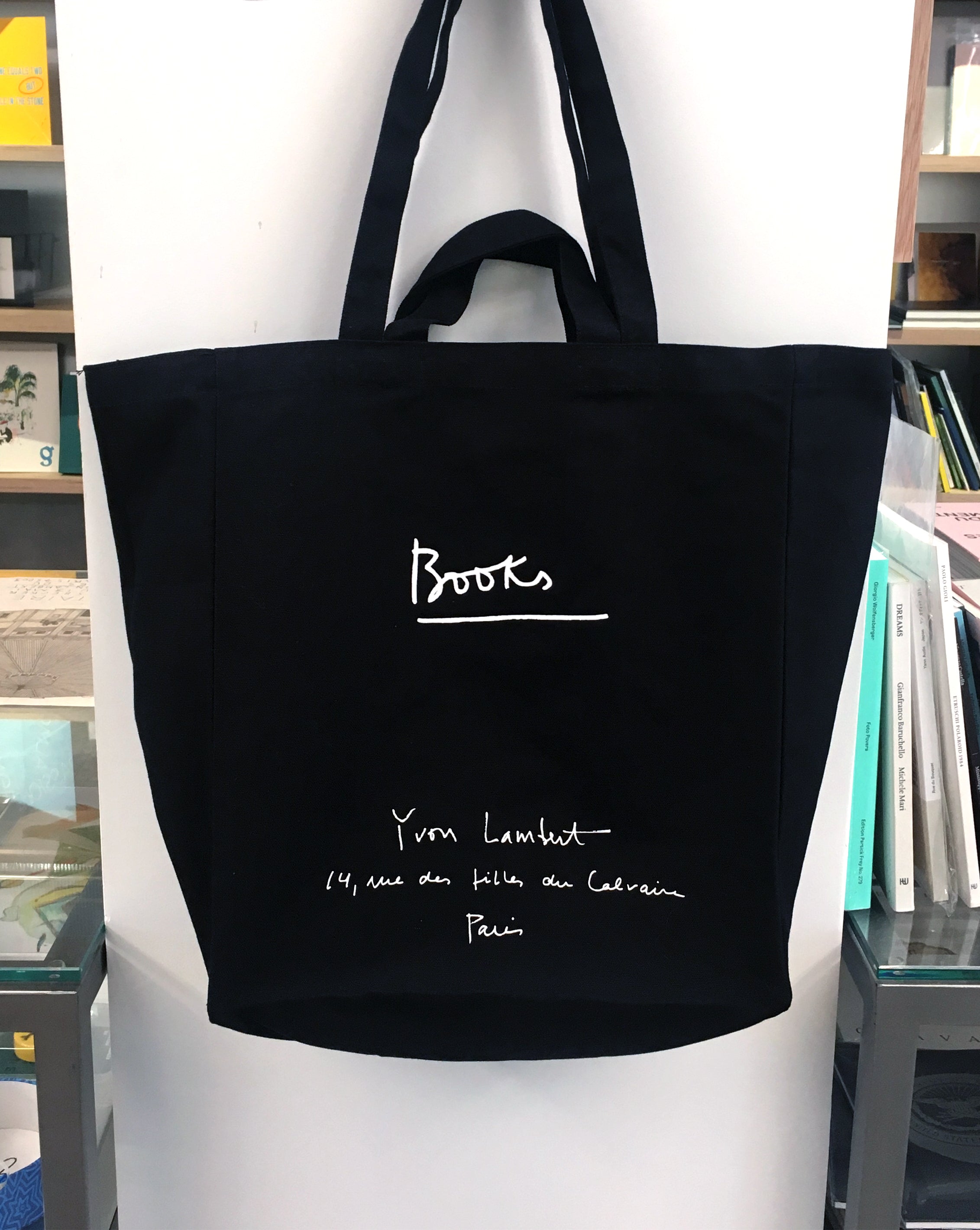 Yvon Lambert Large Tote Bag Black