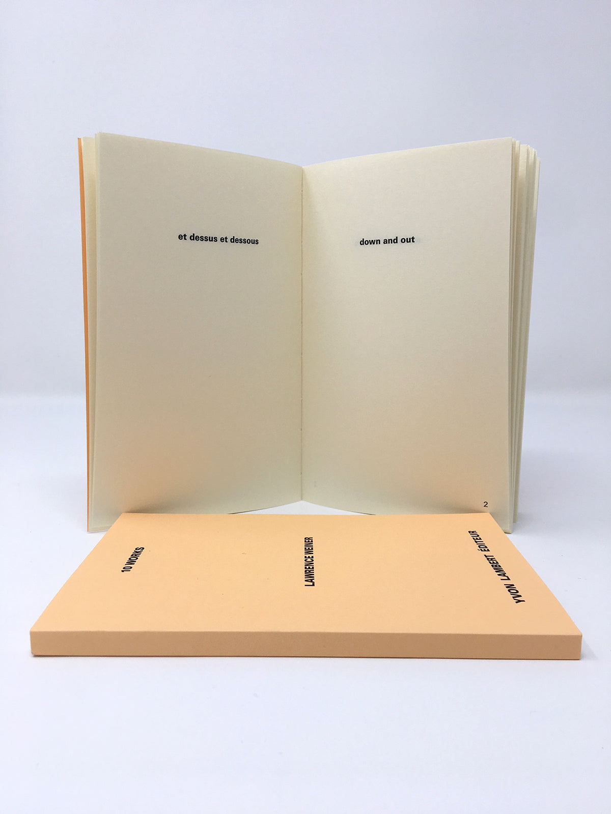 Lawrence Weiner - 10 Works (reprint 2019)