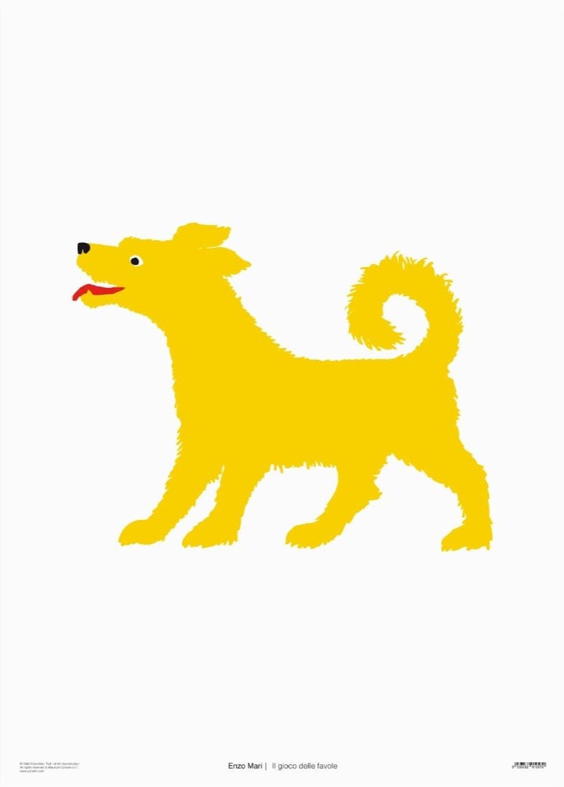 Enzo Mari - Il gioco delle favole - Cane (The Fable Game - Dog)