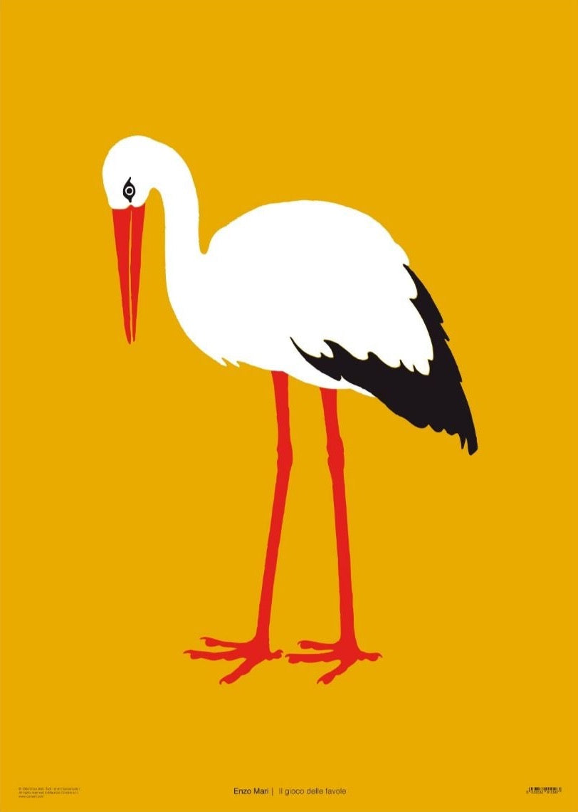 Enzo Mari - Il gioco delle favole - Cicogna (The Fable Game - Stork)