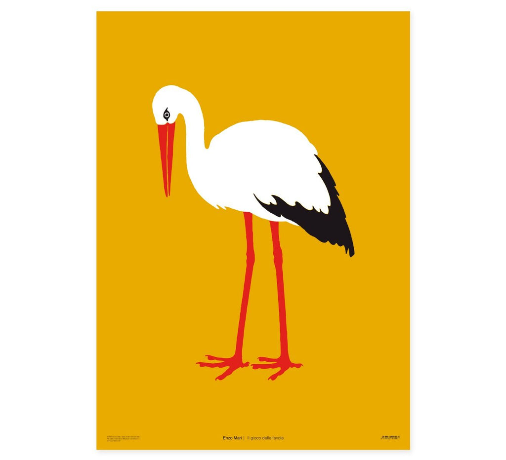 Enzo Mari - Il gioco delle favole - Cicogna (The Fable Game - Stork)