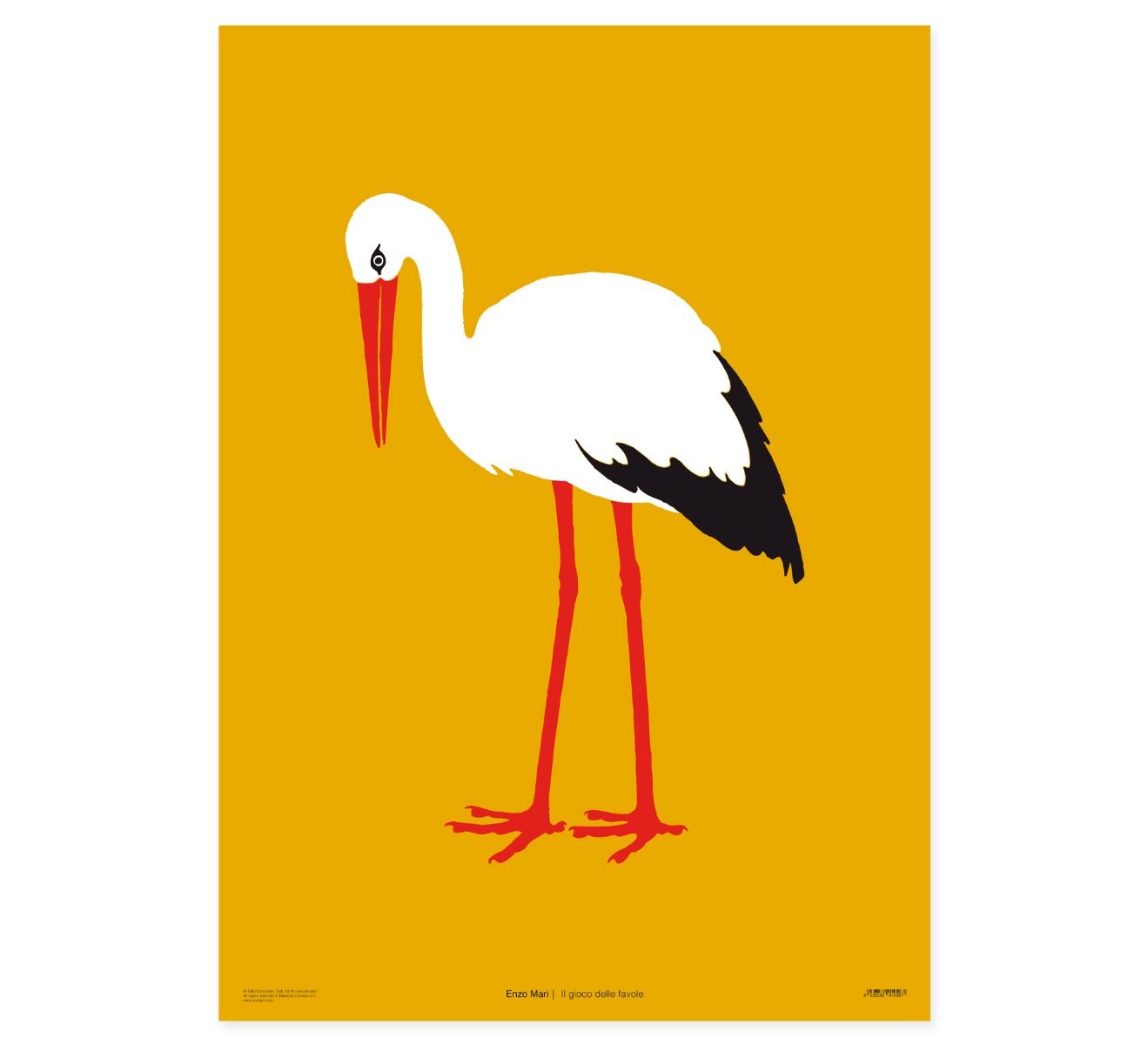 Enzo Mari - Il gioco delle favole - Cicogna (The Fable Game - Stork)