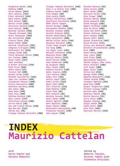 Maurizio Cattelan - Index