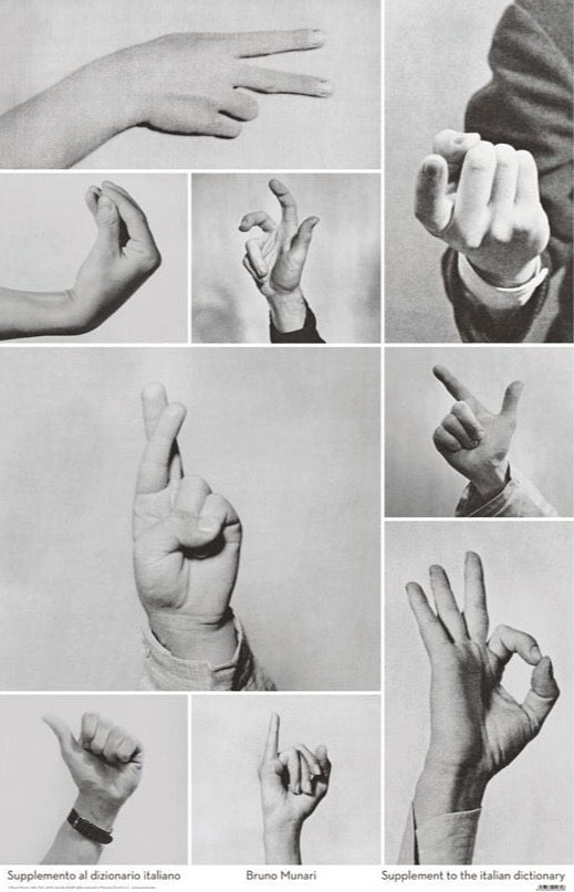 Bruno Munari - Supplemento al dizionario italiano (Affiche)