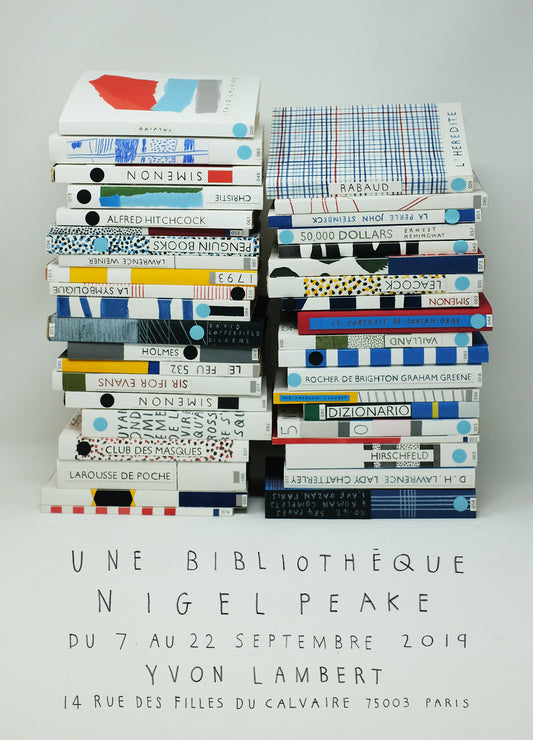 Nigel Peake - Une Bibliothèque (print)