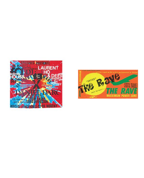 Paris Rave Flyers 1991-1994