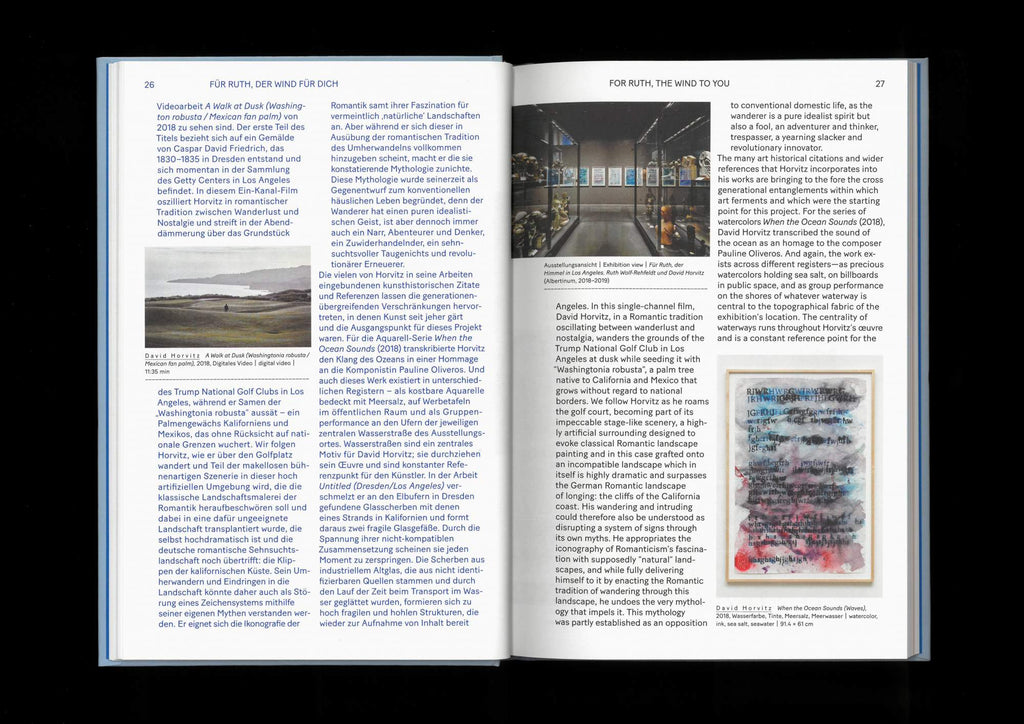 David Horvitz - For Ruth, the sky in Los Angeles