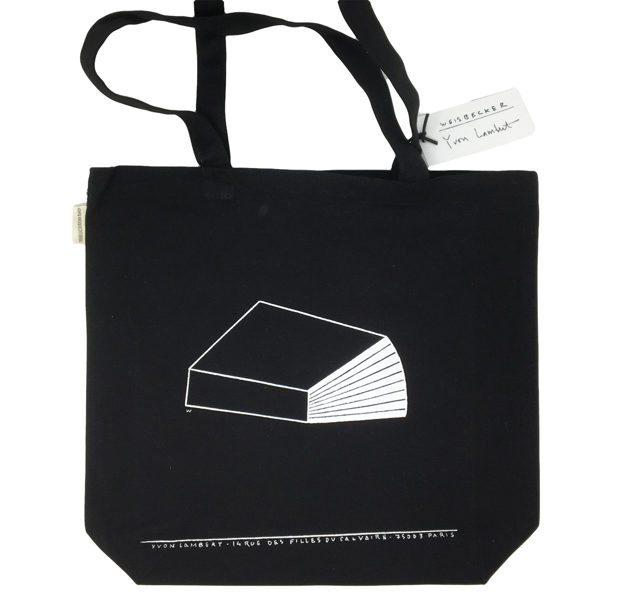 Philippe Weisbecker / Yvon Lambert Tote Bag - Black